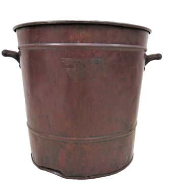 Antique Laundry Copper Wash Tub 