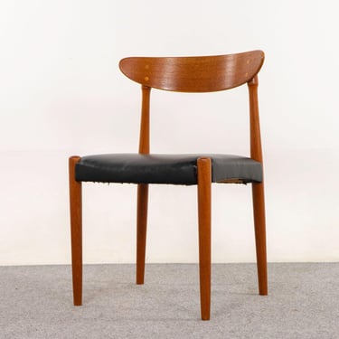 4 Teak & Leather Dining Chairs by Nils Jonnson - (D1270) 