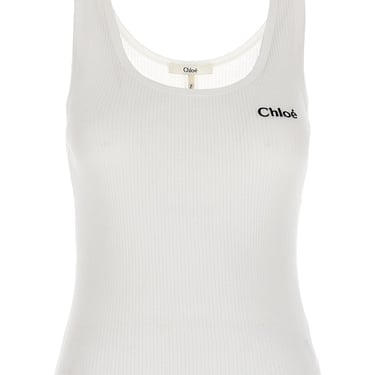 Chloé Women Logo Embroidery Top