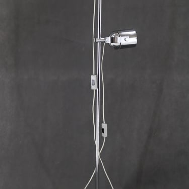 1970s Stanislav Indra Chrome Plated Floor Lamp, Czechoslovakia 