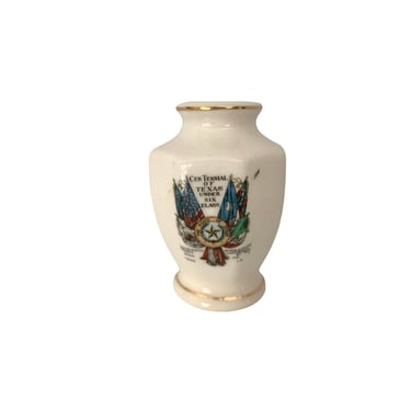 Texas Centennial Souvenir Vase, 1936 