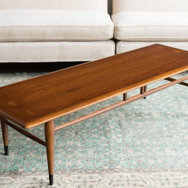 Vintage MCM Lane Acclaim Regtangular Coffee Table 