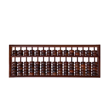 Chinese Huali Rosewood Abacus Fengshui Paperweight Display ws2491E 