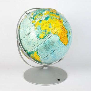 Vintage Nystrom Sculptural Relief Textured Globe