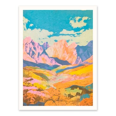 Patchwork Landscape 2 6x8 Print