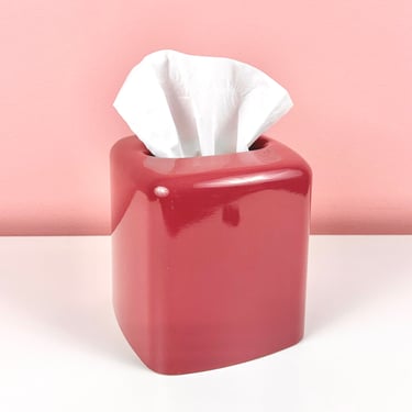 Deep Pink Tissue Box Cover by Andre Richard Co 