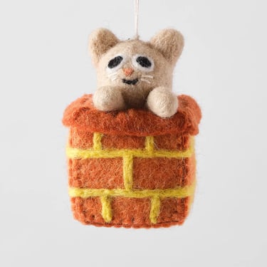 Hanging Felt Ornament - Simbi