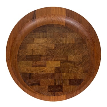 Dansk Staved Teak Slanted Cutting Board by Jens Quistgaard 