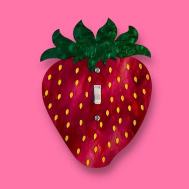 Strawberry Light Switch Cover