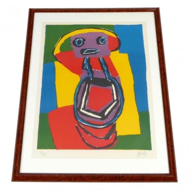 1969 Karel Appel Signed Serigraph