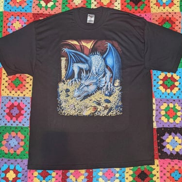 Vintage Dragon Treasure Tshirt XL Deadstock Condition! 