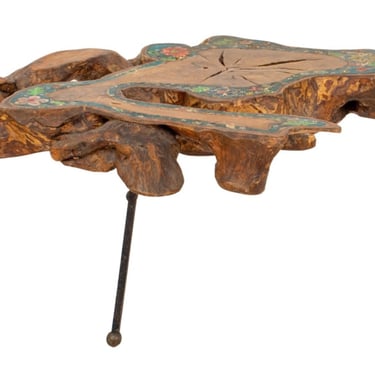 Carl Auboeck Style Tree Trunk Coffee Table