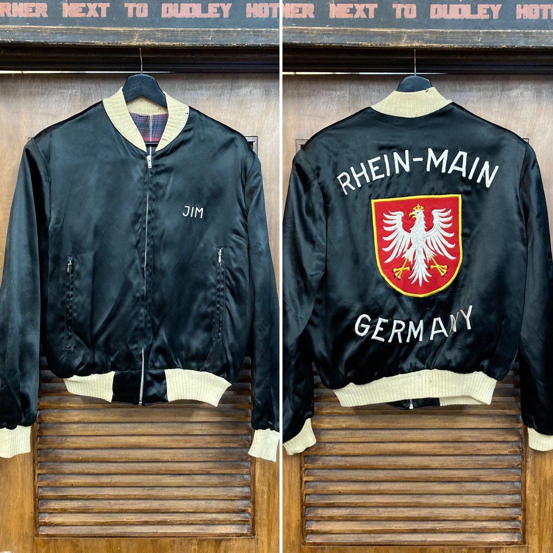 1950's Germany Souvenir Jacket Post WW2 Military Chain