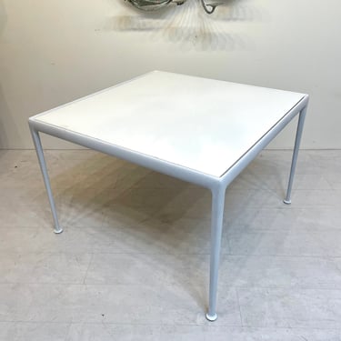 1966 Collection Vintage by Richard Shultz for Knoll - 38 Square White Outdoor Patio Table 