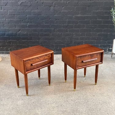 Pair of Mid-Century California Modern Night Stands by Guild of CA, c.1960’s 