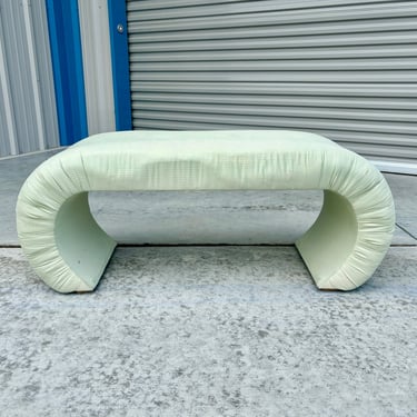 1970s Mid Century Waterfall Bench Styled After Steve Chase 