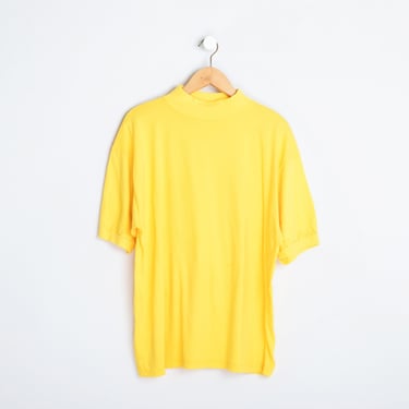 Vintage 80s Gitano Sun-Yellow Oversized T-Shirt - surfer, summer, eighties - Women's XL 