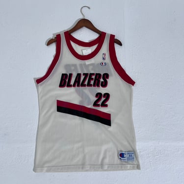 Vintage 1990's Clyde Drexler Portland Trailblazers Home Jersey Sz. 44