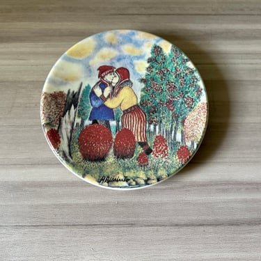 Vintage Alariesto Mini Plates series Arabia of Finland 