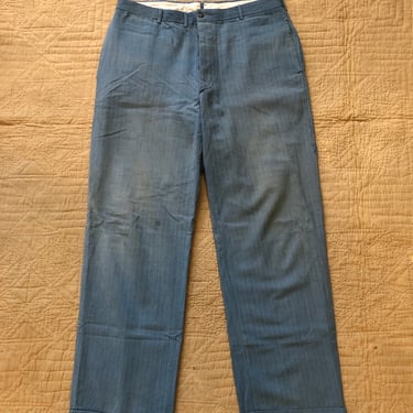 1940s Striped Work Pant 32 