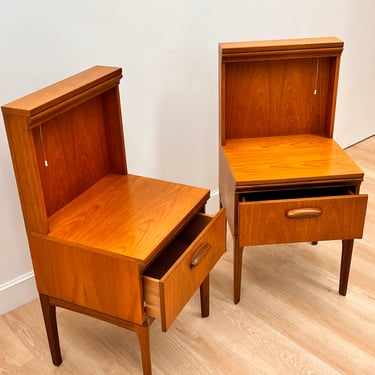 Mid Century Nightstands by William Lawrence of Nottingham 
