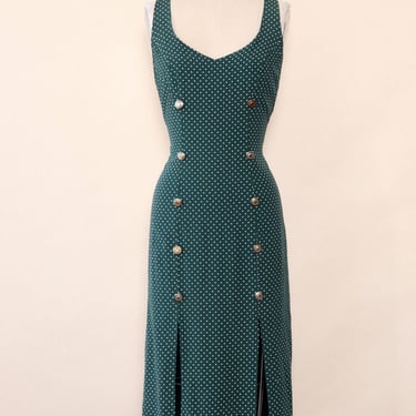 Pine Polkadot Crossback Dress XS/S