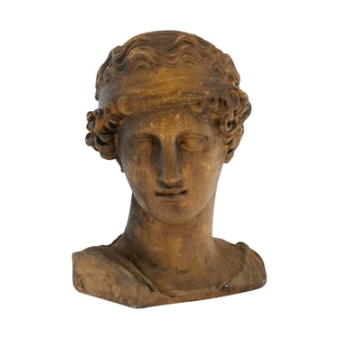 Art Deco Period French Plaster Bust