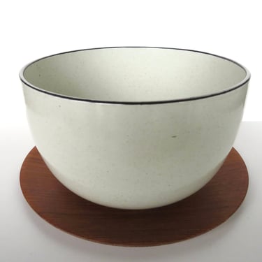 Vintage Birka 8 1/2" Large Serving Bowl Designed by Stig Lindberg For Gustavsberg Sweden 