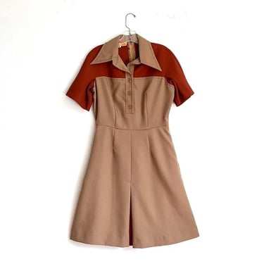 Vintage 70s Americana Sambo's Waitress Uniform Costume 