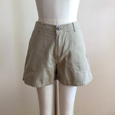 Khaki Twill Shorts - 1990s 