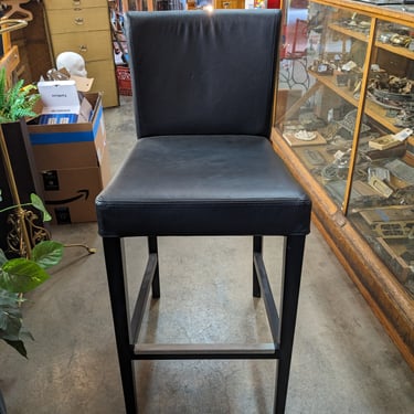 Tall Leather Chair 19 x 43 x 20