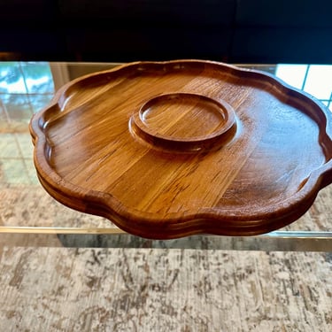 Modernist Quistgaard Denmark Teak Lazy Susan - Free Shipping 