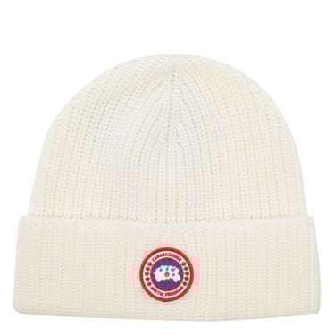 Canada Goose Men Logo Rib Toque Hat