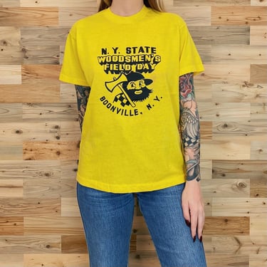 80's Vintage N.Y. State Woodsmen's Field Day Tee Shirt 