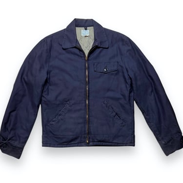 Vintage 1960s SEARS Mountain Cloth Work Jacket ~ size S ~ Work / Ricky ~ Sanforized 