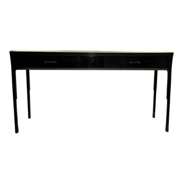 Bill Sofield for Baker Modern Texture Silver Leaf Finished Rill Hall Console Table