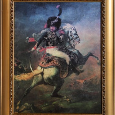 Théodore Géricault, Officier de Chasseurs a Cheval de la Garde Imperiale, Giclee on Canvas 