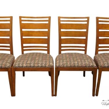 Set of 4 THOMASVILLE Modern Theory Collection Retro Walnut Dining Chairs 46621-821 