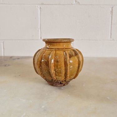 vintage french studio pottery vessel