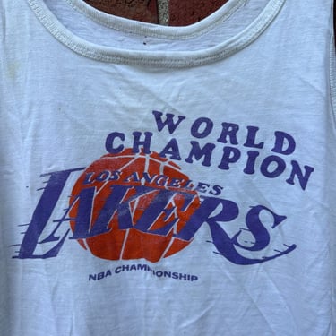 Azalea LA Lakers Vintage Tank - White