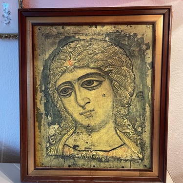 Russian Orthodox Art Print “The Angel with Golden | KoNasCrate ...