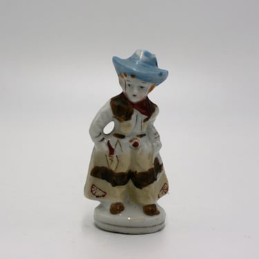 vintage cowgirl figurine made in Japan 