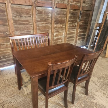 Kitchen Table with Chairs and Bench