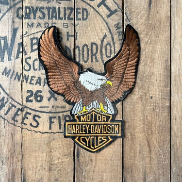 Vintage Harley Davidson Eagle Jacket Patch 