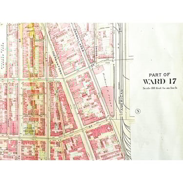 Oversized Vintage Philadelphia Map