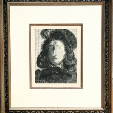 Pablo Picasso (After), Plate 4 (Portrait), Pochoir 