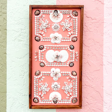 Chic Coral Shell Panel