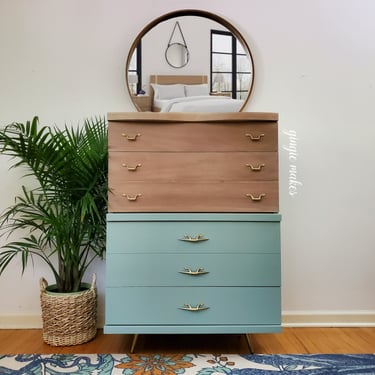 Modern Boho Chest of Drawers by Bassett ***please READ ENTIRE LISTING prior to purchase 