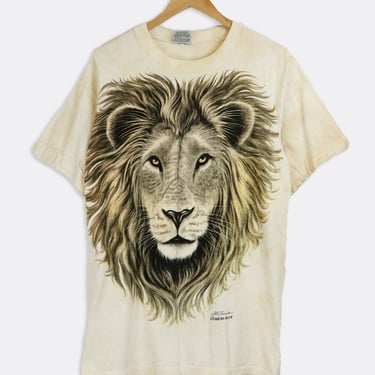 Vintage 1994 Liquid Blue Lion Head T Shirt Sz L