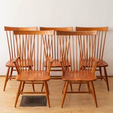 Set of 6 Charles Webb Windsor Chairs